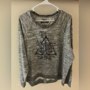 Harry Potter  The Three Brothers Deathly Hallows Sweater (NWOT) Size XL